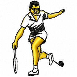 Tennis Embroidery Design 6 Tennis Embroidery Design 6